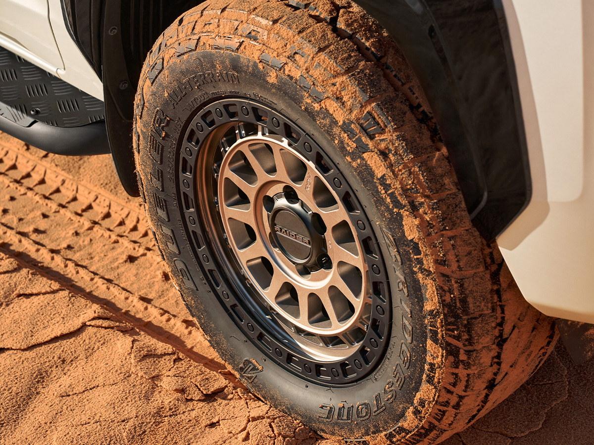 Custom wheels and all-terrain tyres